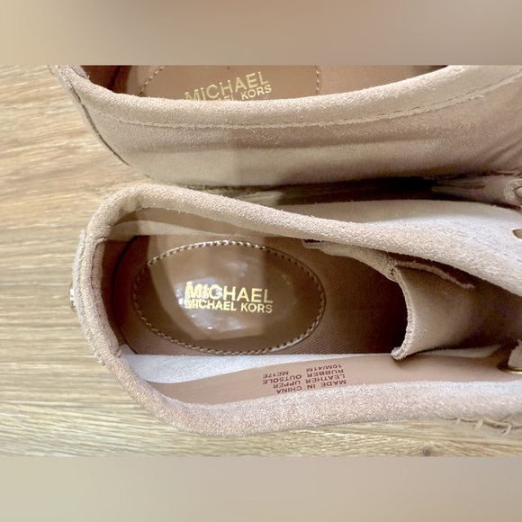 MICHAEL MICHAEL KORS KENDRICK LACEUP WEDGE MOCCASIN STYLE BOOTIE SIZE 10 LNC - Picture 5 of 9